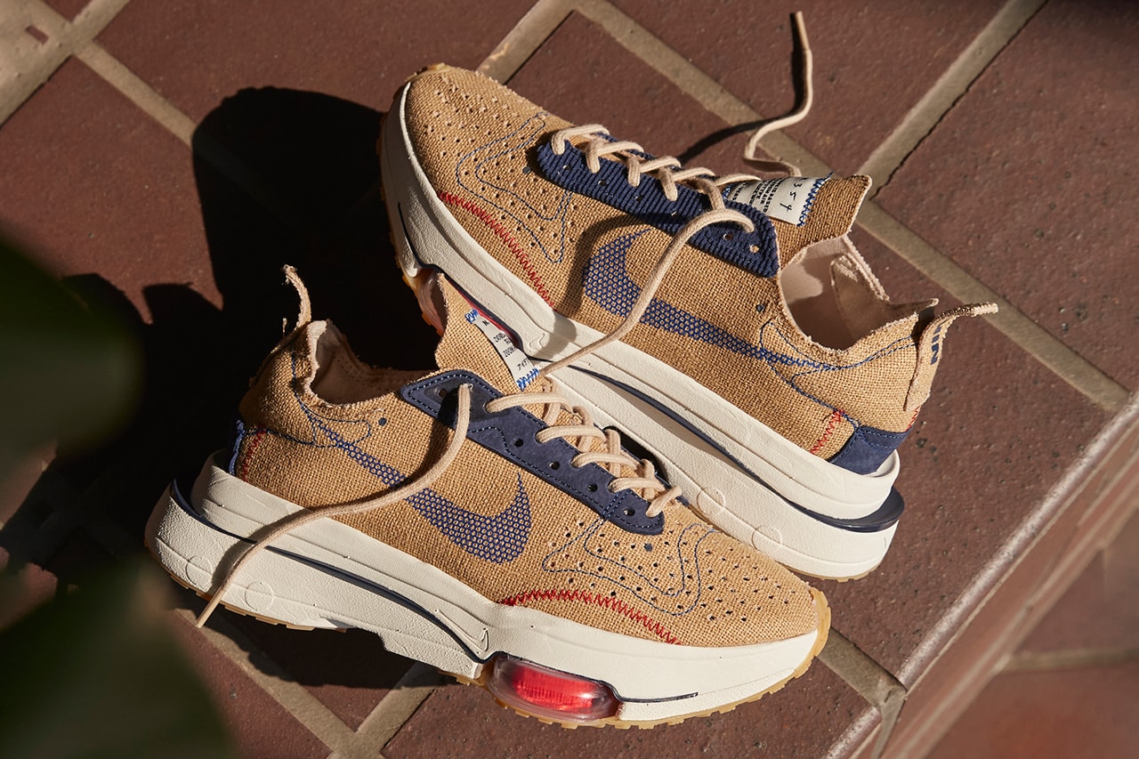 size nike air zoom type hemp london tokyo tan blue red white n 354 official release date info photos price store list buying guide