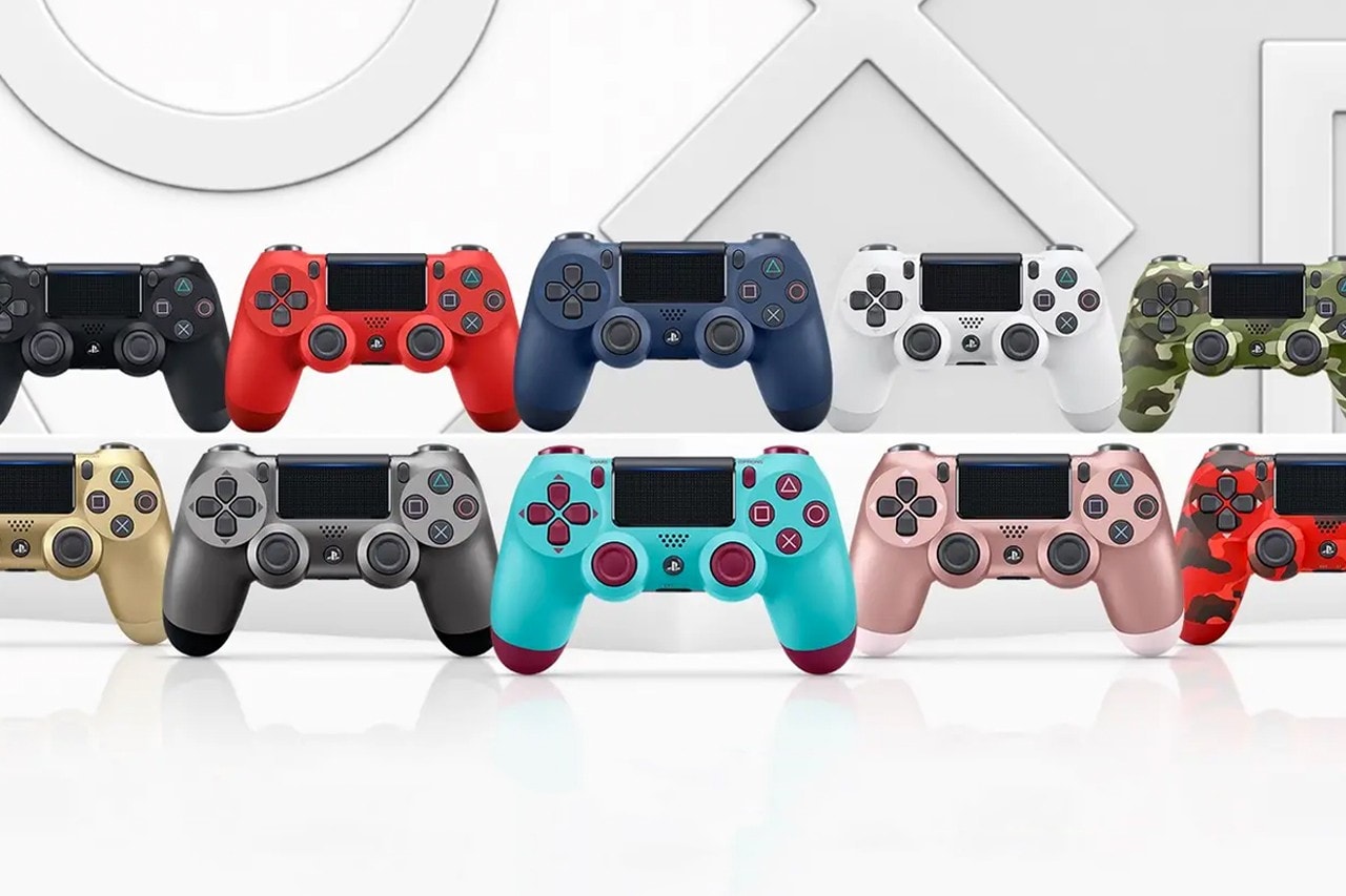 Sony PlayStation 4 Themed Dualshock 4 Controllers Berry Blue Red Camouflage Green Camouflage Magma Red Midnight Blue,Electric Purple Rose Gold Steel Black