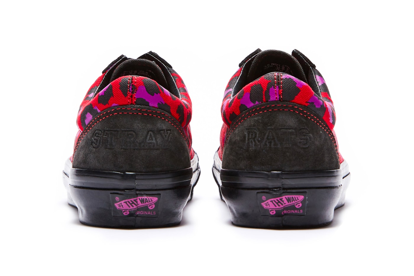 Phần gót của Stray Rats X Vans Vault Old School No Stripe