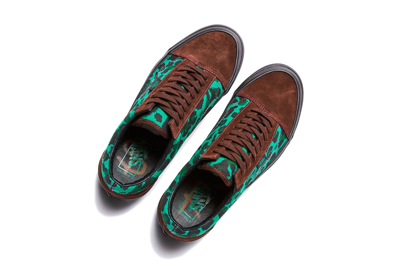 Stray Rats X Vans Vault Old School No Stripe nhìn từ trên xuống