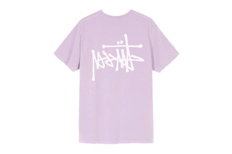 Stüssy Reflect Logo T-Shirt Release Info Buy Price Olive Moss Lavender Natural Neon Orange Black White