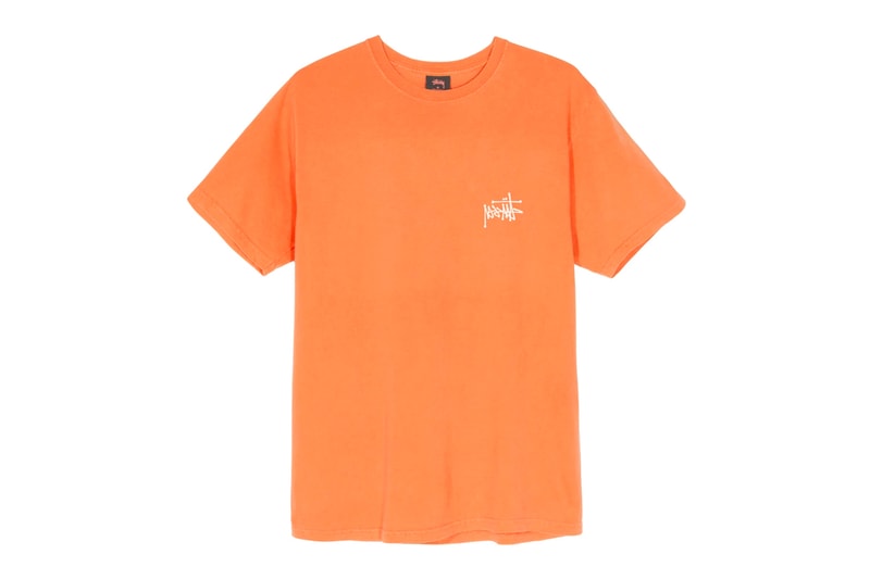 Stüssy Reflect Logo T-Shirt Release Info Buy Price Olive Moss Lavender Natural Neon Orange Black White