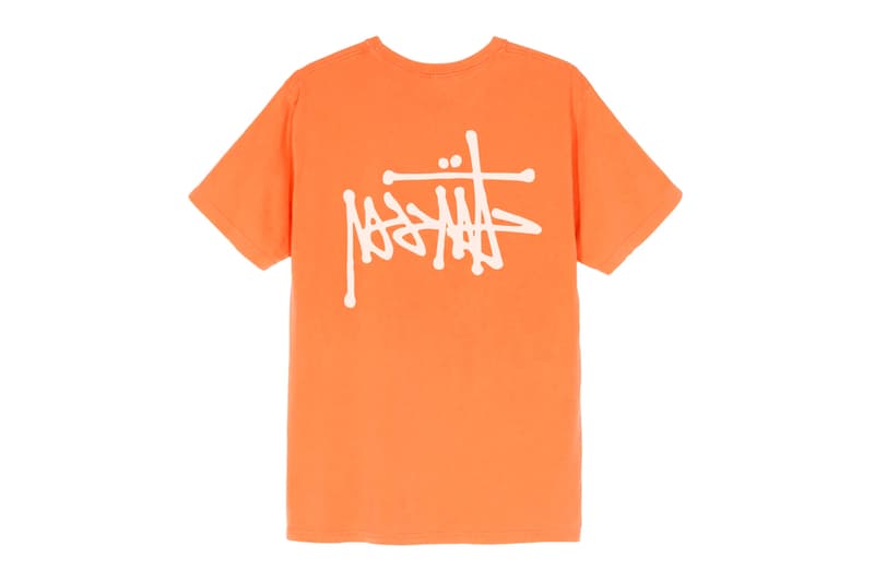 Stüssy Reflect Logo T-Shirt Release Info Buy Price Olive Moss Lavender Natural Neon Orange Black White