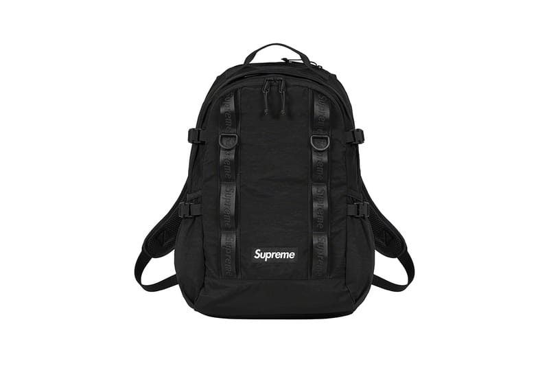 FW17 Supreme backpack  Supreme backpack, Louis vuitton supreme, Black  backpack
