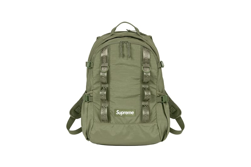 green supreme backpack