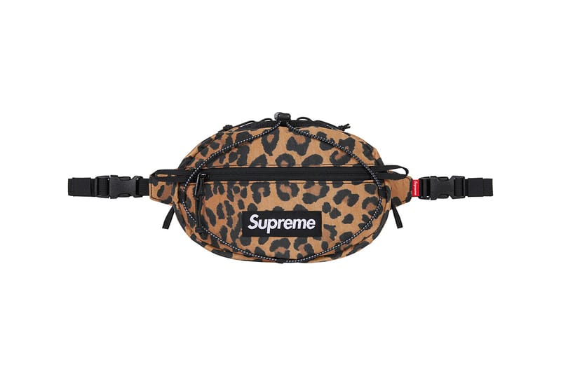 supreme leopard print fanny pack