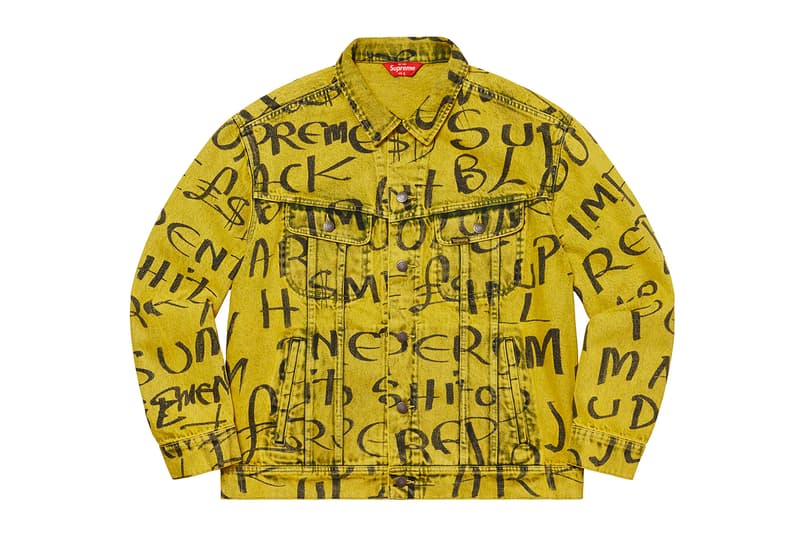 Supreme Fall/Winter 2020 Jackets Toshio Saeki Refrigiwear Fox Racing Vanson Piet Mondrian