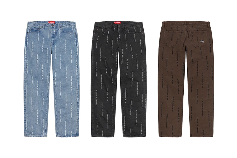 Supreme Fall/Winter 2020 Pants Release Info Date Buy Price Jeans Sweatpants Trousers Overalls