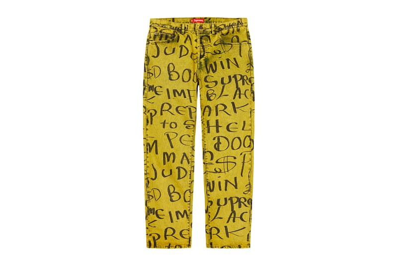 Supreme Fall/Winter 2020 Pants Release Info Date Buy Price Jeans Sweatpants Trousers Overalls