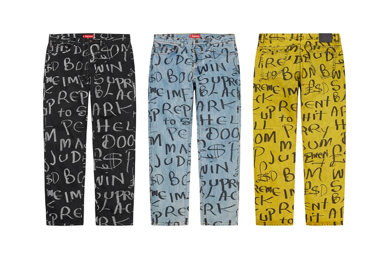 Supreme Fall/Winter 2020 Pants Release Info Date Buy Price Jeans Sweatpants Trousers Overalls