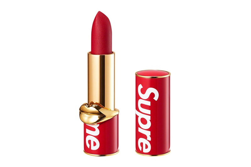 supreme pat mcgrath labs mattetrance lipstick lust divine red fall winter 2020 