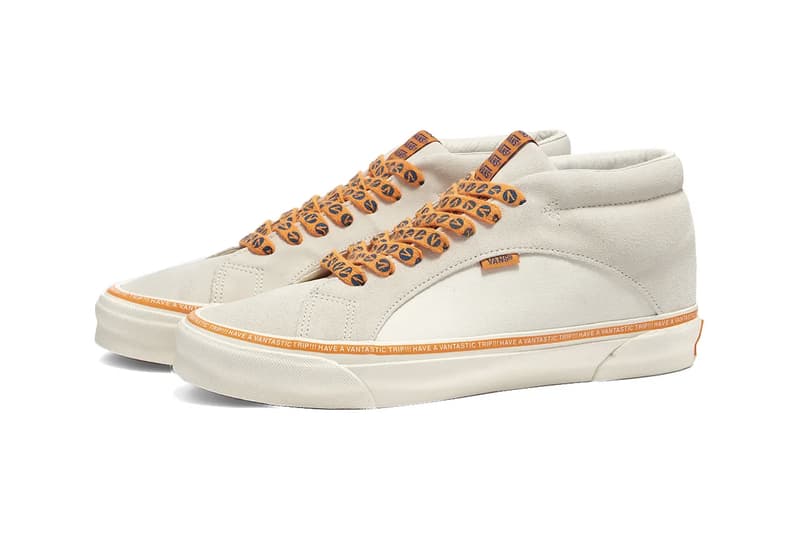 Taka Hayashi x Vans Vault UA TH Snake Trail LX Chukka "Have a Vantastic Trip!!!" Black Moonstruck Marshmallow Orange Vulcanized Sole Unit Sneaker Release Information Drop Date Collaboration Limited Edition