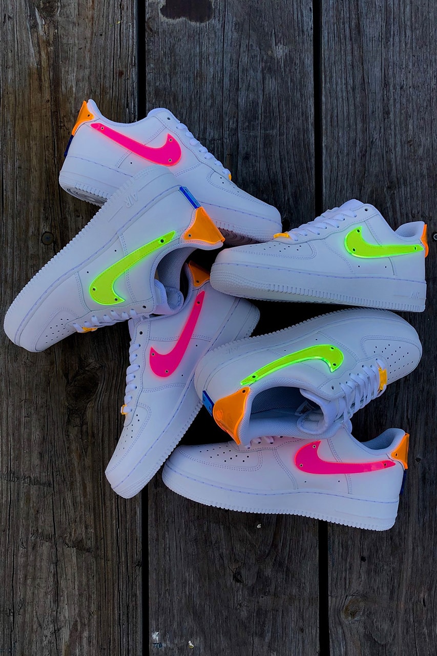 Color Changing Air Force 1 UV Sneakers / Custom-made Athletic 