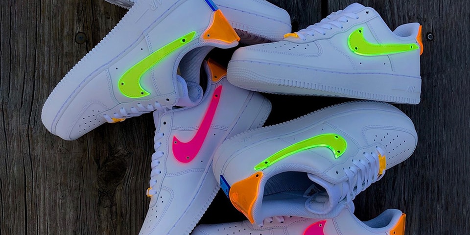 TBD In Process Adds Neon Acrylic to Nike Air Force 1 Hypebeast
