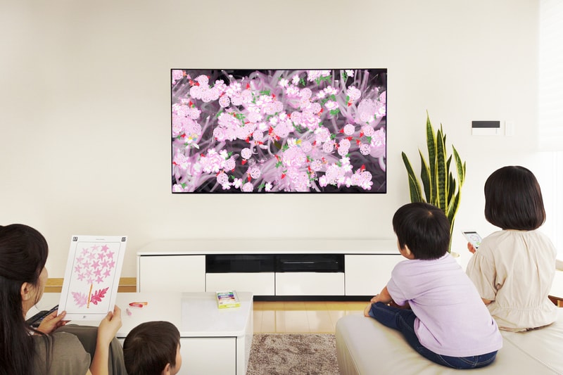 teamlab flowers bombing home project digital art artworks 