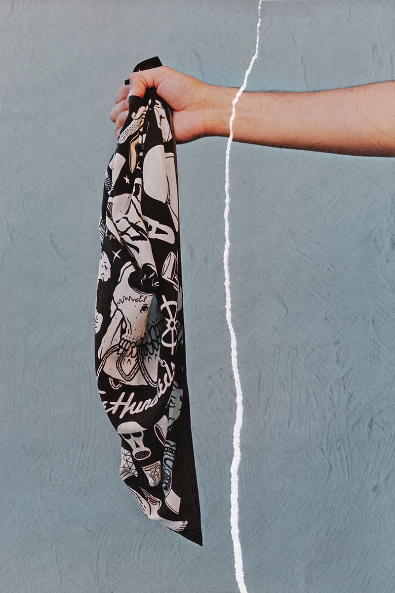 The Hundreds Artist Series Bandanas Collection charity Anna Weyant, Mike Giant, Amir H. Fallah, Greg Ito donation relief foundation design