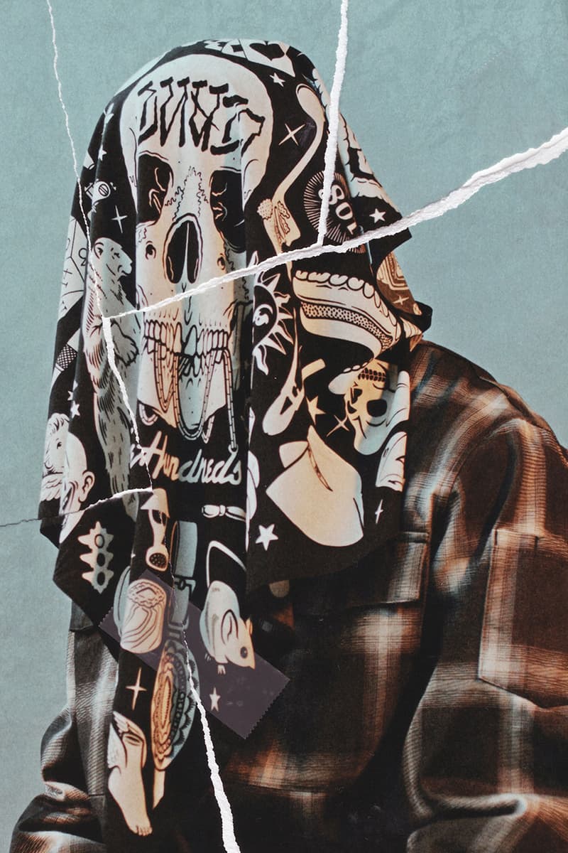 The Hundreds Artist Series Bandanas Collection charity Anna Weyant, Mike Giant, Amir H. Fallah, Greg Ito donation relief foundation design