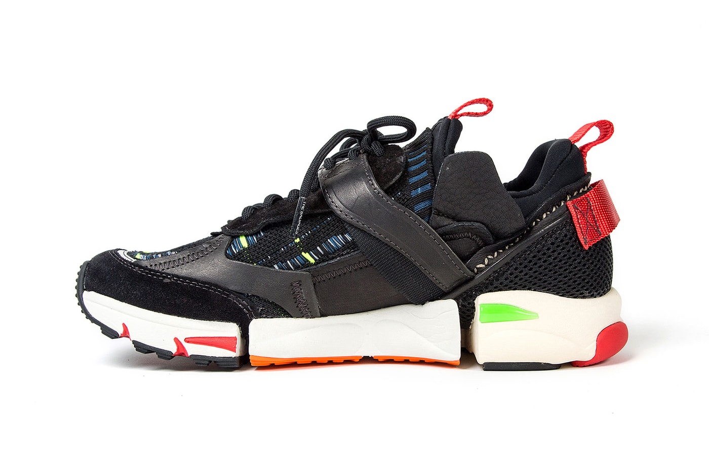 Salvages manifesto sneaker Midnight Black Deconstructivism