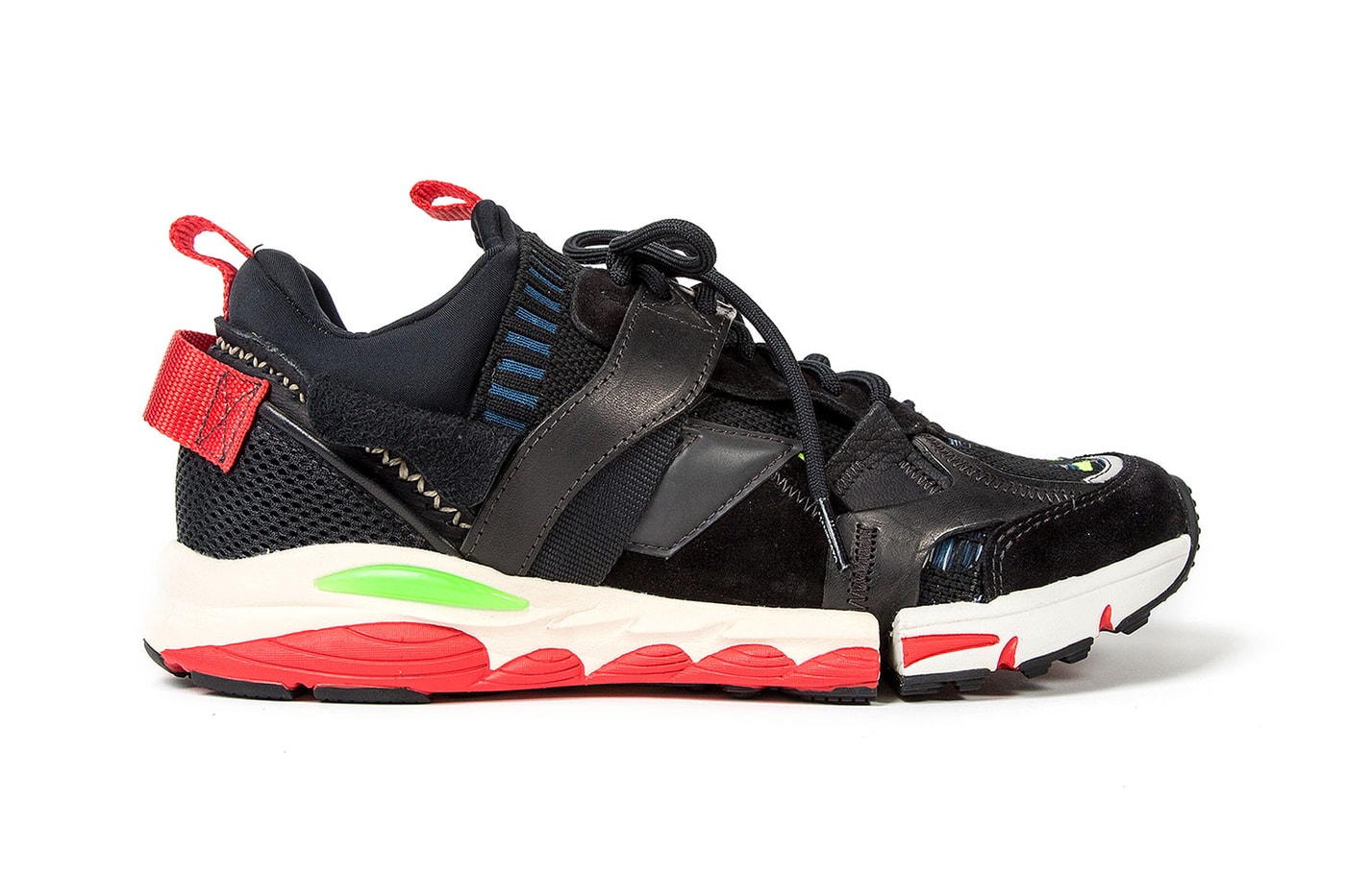 Salvages manifesto sneaker Midnight Black Deconstructivism