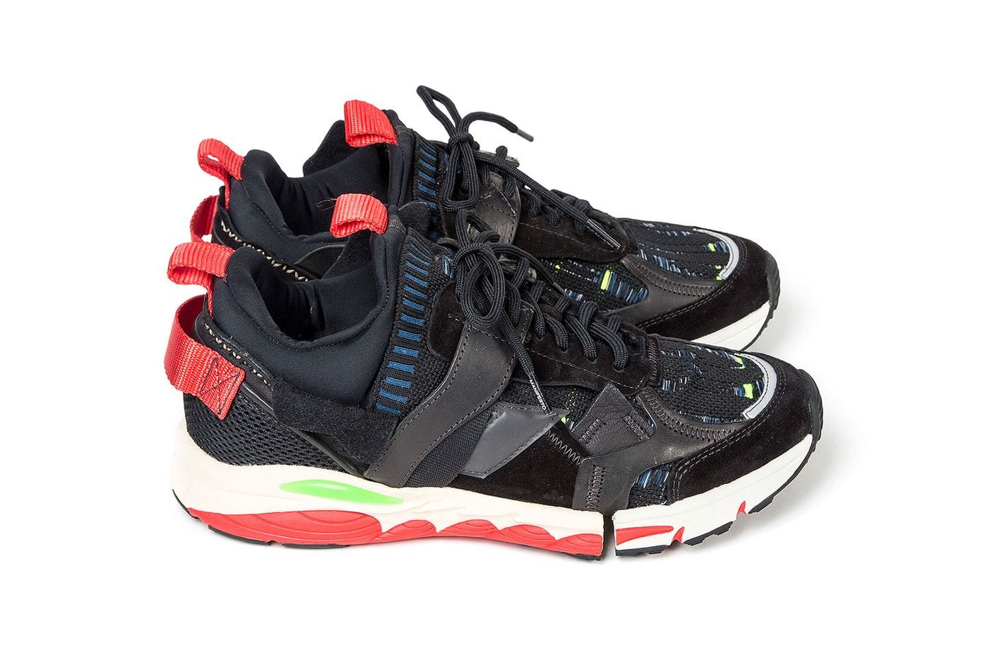 Salvages manifesto sneaker Midnight Black Deconstructivism