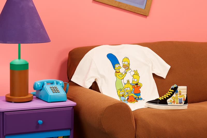 the simpsons homer marge bart lisa maggie release information vans chukka sk8-hi slip on apparel details buy cop purchase