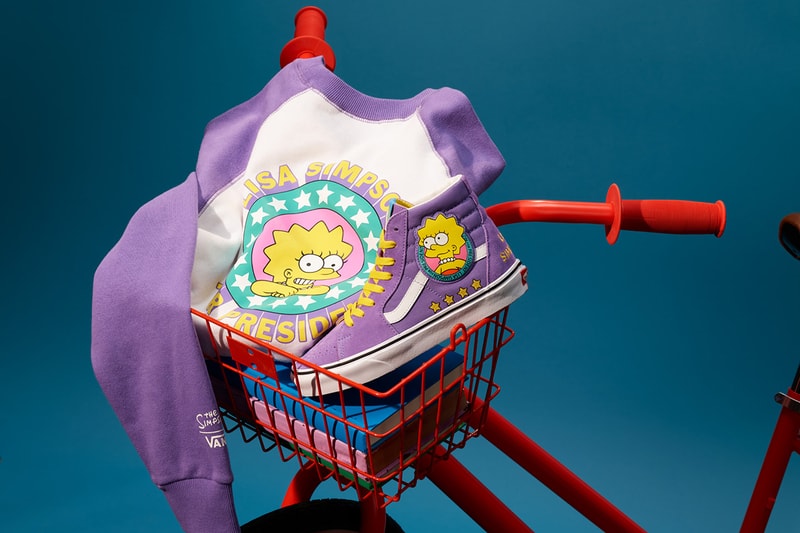the simpsons homer marge bart lisa maggie release information vans chukka sk8-hi slip on apparel details buy cop purchase