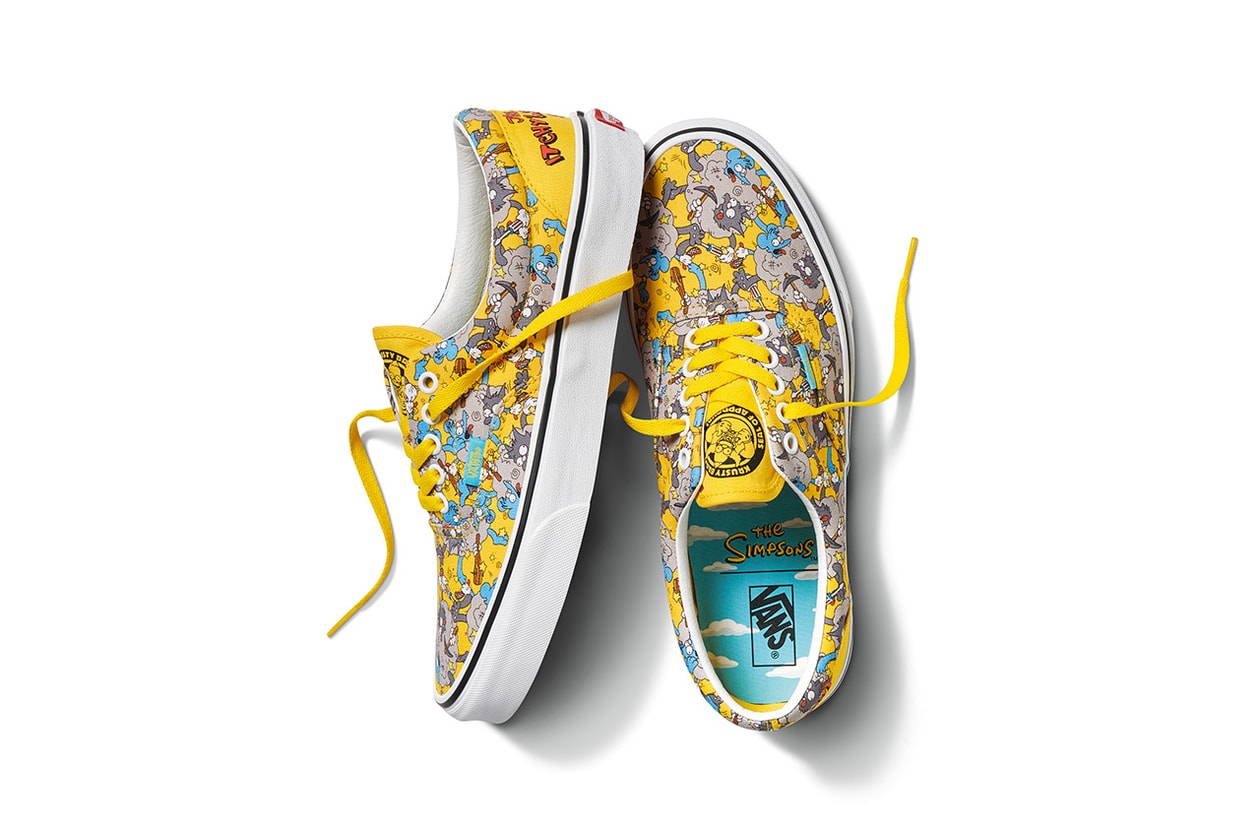 the simpsons homer marge bart lisa maggie release information vans chukka sk8-hi slip on apparel details buy cop purchase