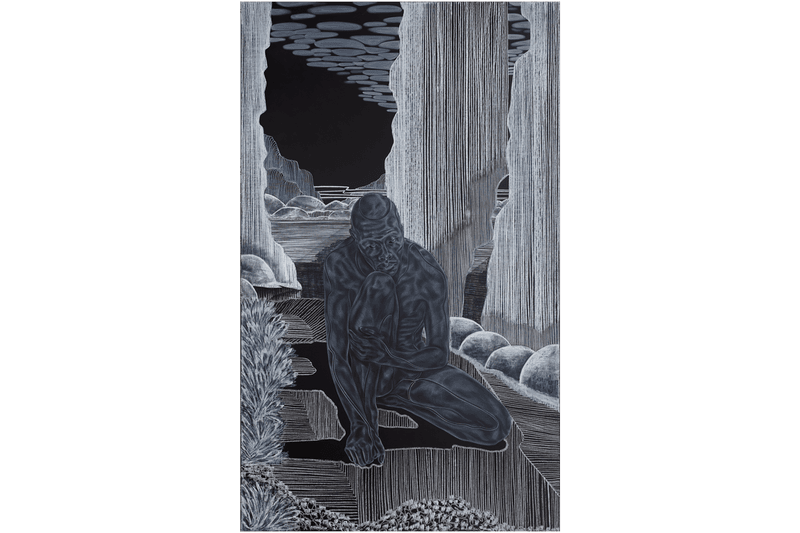 toyin ojih odutola a counterveiling theory barbican centre gallery exhibition artworks drawings