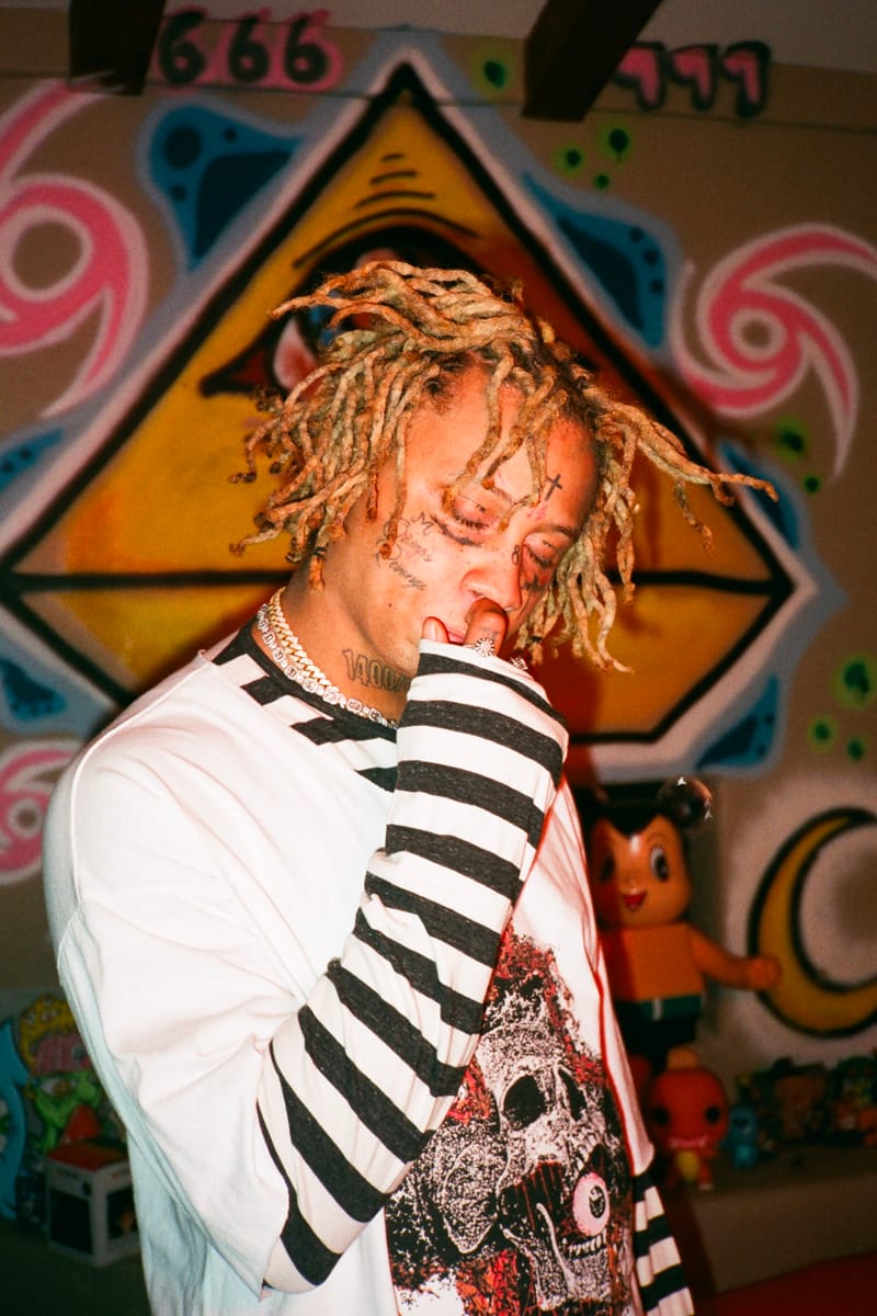 trippie redd orange hoodie