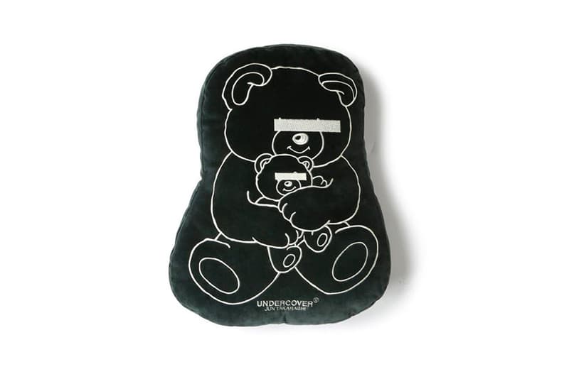 UNDERCOVER Embroidered Pillows grace doll gilapple bear peacebuilder anti you bunny monkey guitar spring summer 2020 collection ss20 jun takahashi