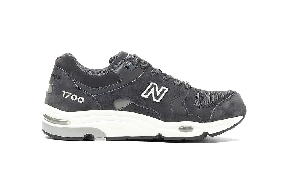United Arrows New Balance 1700 Dark Gray Info sneakers shoes Japan UNITED ARROWS & Sons Made in USA trainers footwear 