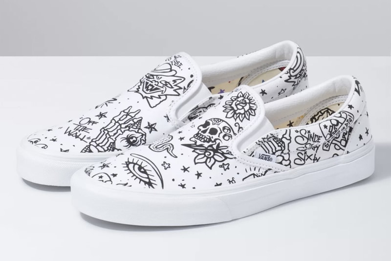 Tênis de Skate Slip On Tatto Love