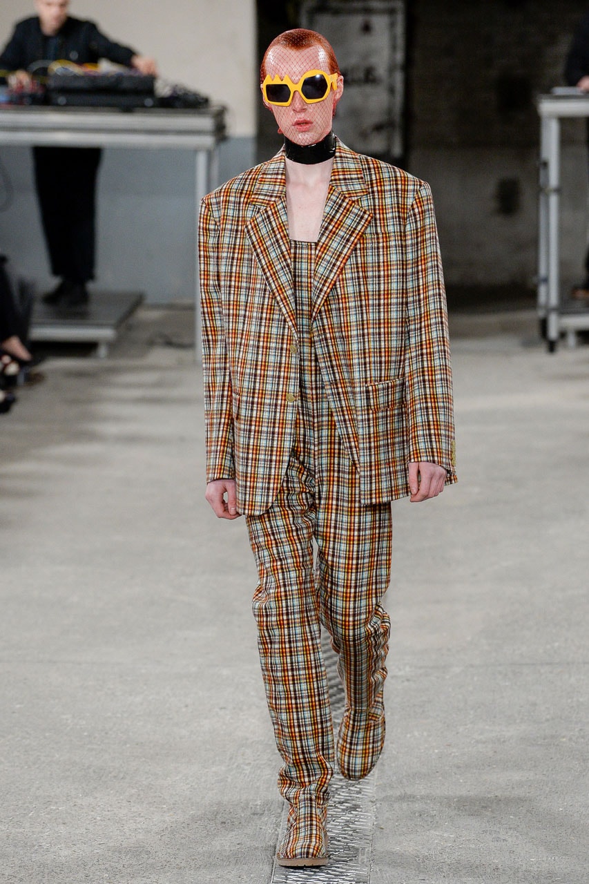 Walter Van Beirendonck Calls Out Louis Vuitton, Virgil Abloh antwerp six designer runway show ss21 spring summer 2021 copycats imitation fake sunglasses jacket attachment stuffed plush animal