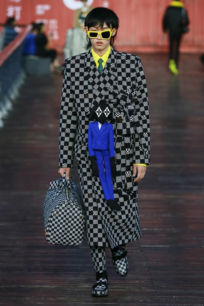 Walter Van Beirendonck Calls Out Louis Vuitton, Virgil Abloh antwerp six designer runway show ss21 spring summer 2021 copycats imitation fake sunglasses jacket attachment stuffed plush animal