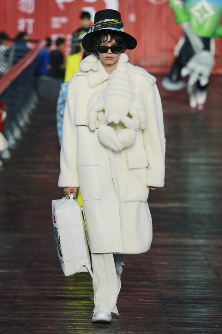Walter Van Beirendonck Calls Out Louis Vuitton, Virgil Abloh antwerp six designer runway show ss21 spring summer 2021 copycats imitation fake sunglasses jacket attachment stuffed plush animal