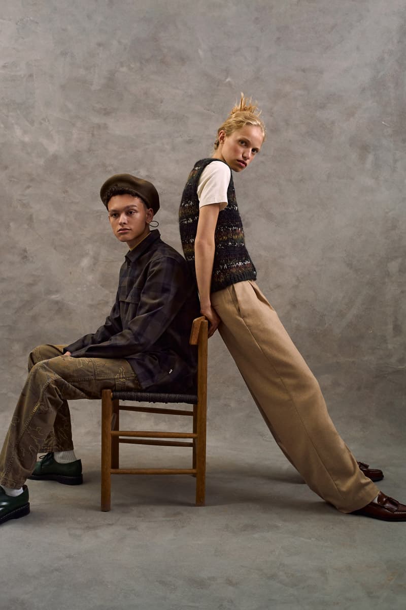 Wood Wood Fall/Winter 2020 Lookbook Collection jackets vests outerwear beanies hats sweaters knitwear sweater shirts button-downs trousers blazers