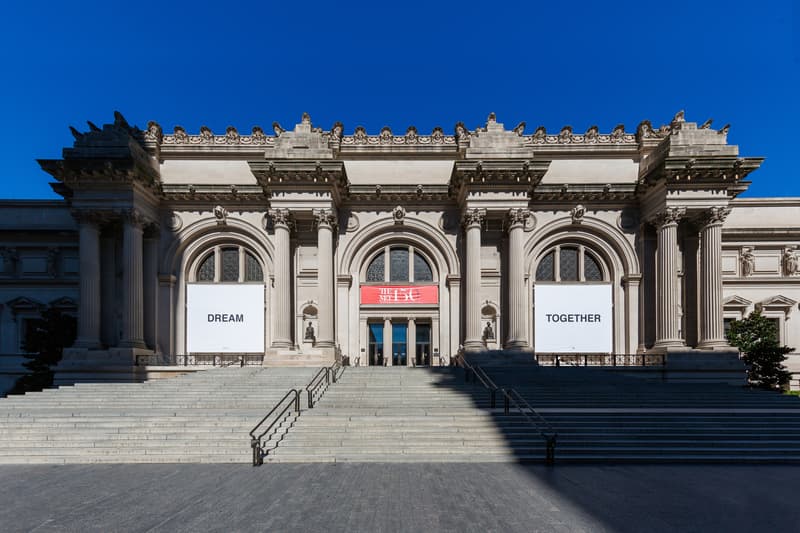 Yoko Ono Banners at the Metropolitan Museum of Art 'DREAM TOGETHER' hope resilience covid-19 