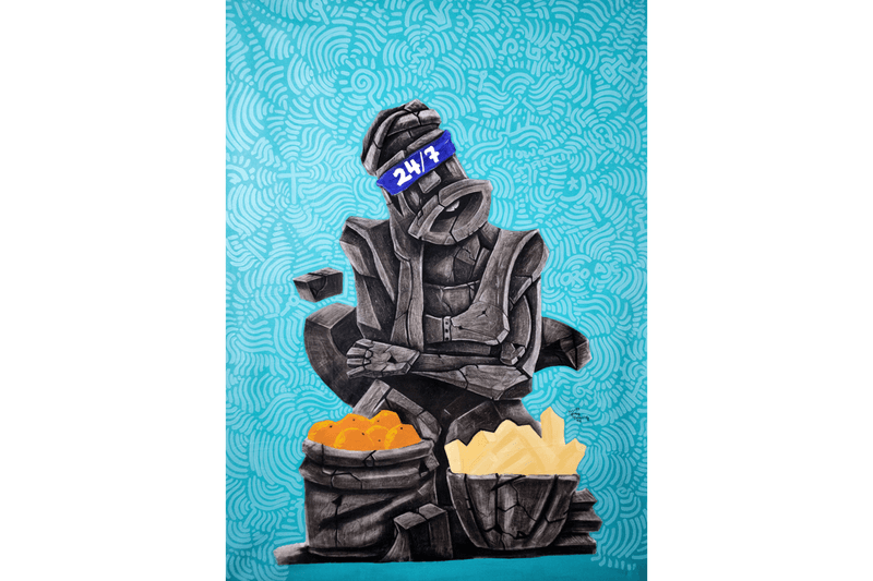 yusff aina virtual exhibition artworks paintings