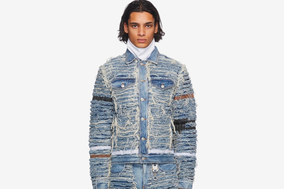1017 ALYX 9SM x Blackmeans Distressed Denim Jacket | Hypebeast 1017 ALYX 9SM x Blackmeans Distressed Denim Jacket | Hypebeast
