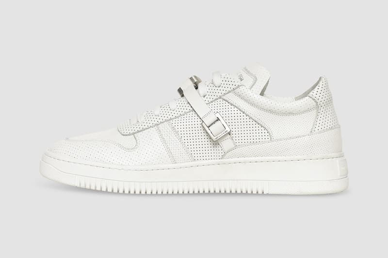 1017 ALYX 9SM Buckle Low Trainer Pre-Order Open Sneaker Release Information Matthew M Williams Rollercoaster Belt Strap Suede Leather Luxury Perforation