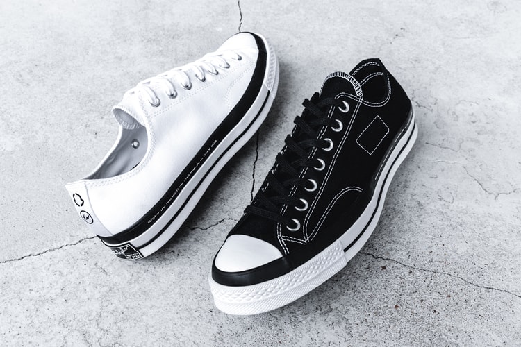 Closer Look: 7 MONCLER x fragment design x Converse Chuck 70 Ox