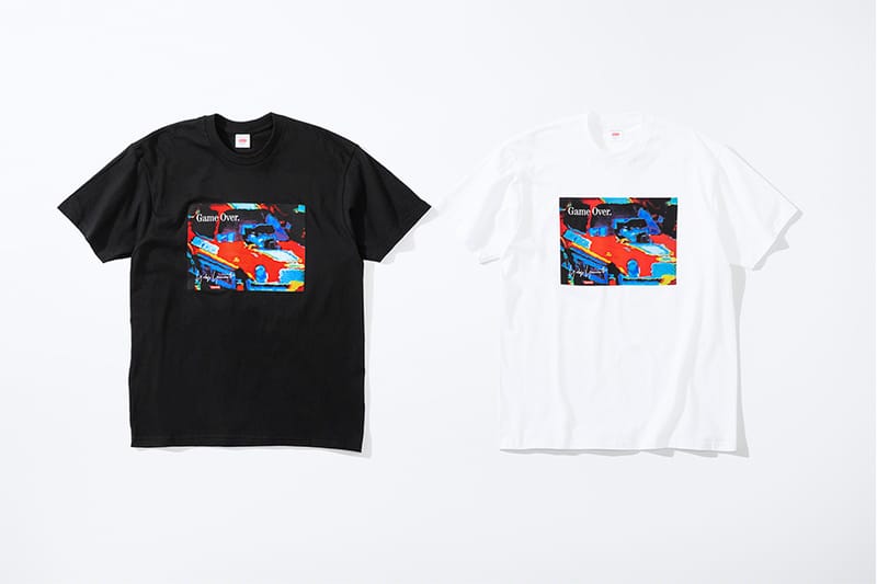 supreme x yohji yamamoto game over tee