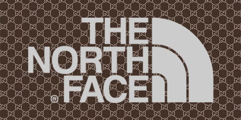 gucci north face line