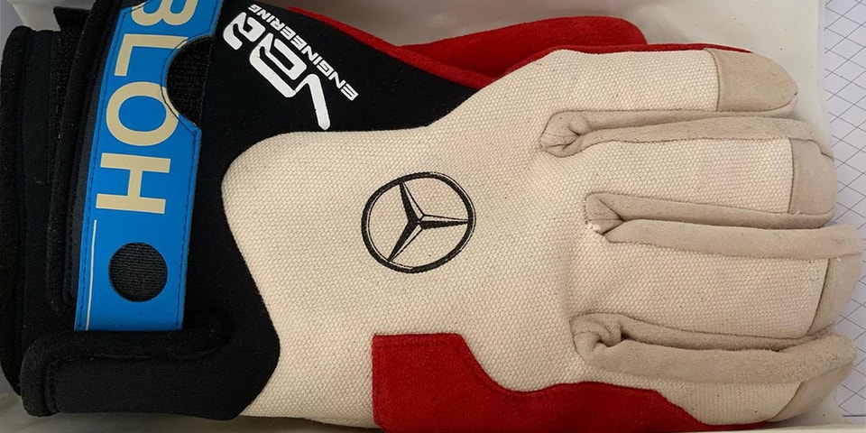 Virgil Abloh Gifts Gorden Wagener An Unreleased Pair of Mercedes-Benz  Driving Gloves