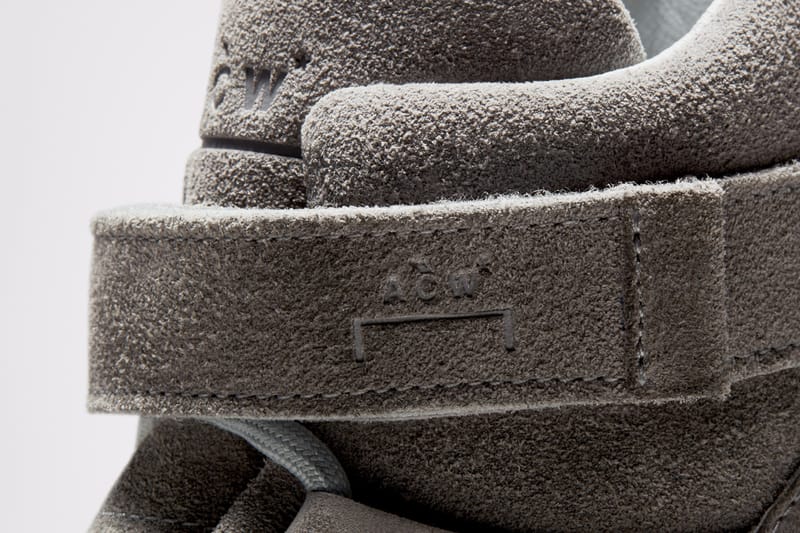 a cold wall x converse lugged hi gray violet