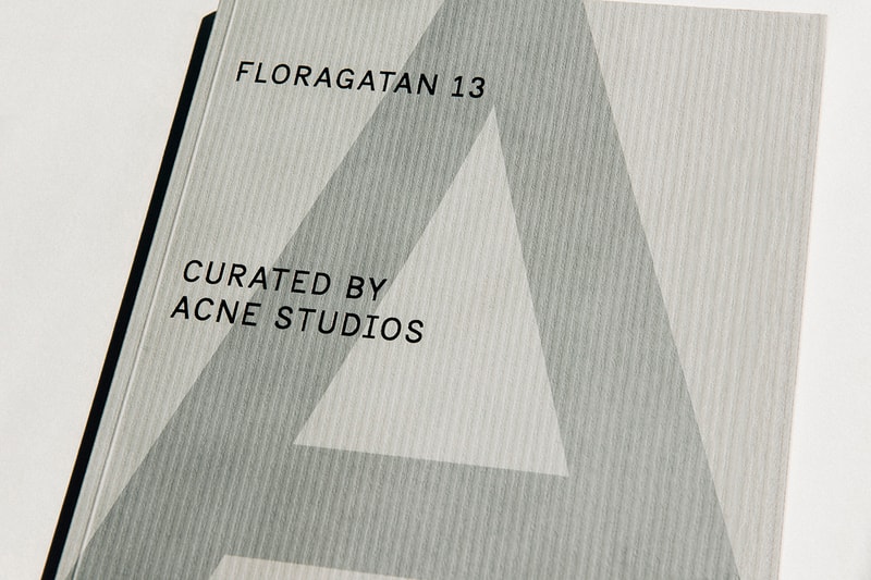 acne studios a magazine curated by floragatan 13 details jonny johansson max lamb release information buy cop purchase