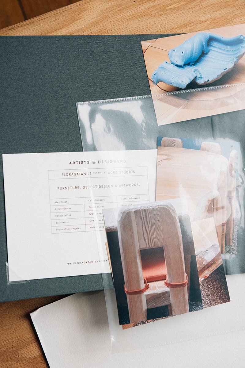 acne studios a magazine curated by floragatan 13 details jonny johansson max lamb release information buy cop purchase