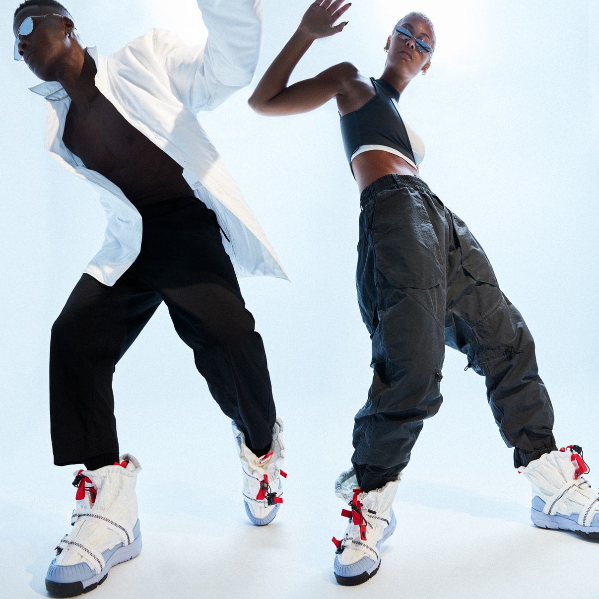 ACRONYM x Nothing Knew for HBX, SÜPRMARKT Giveaway collaboration archive death stranding j1-a signed sheet white jacket chrome nike air vapormax