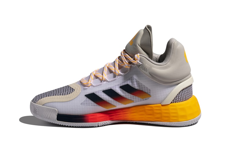 adidas basketball derrick rose d rose 11 footwear white solar gold tech indigo FW8508 official release date info photos price store list buying guide