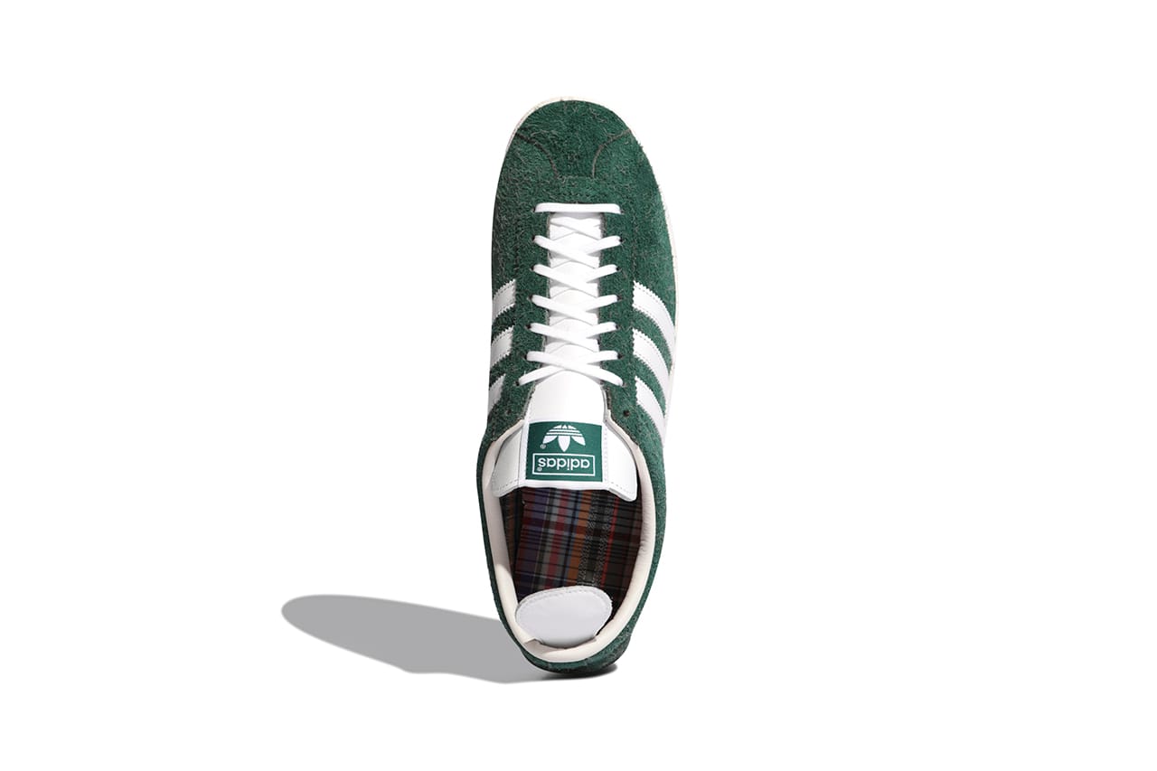 adidas originals gazelle green suede sneakers